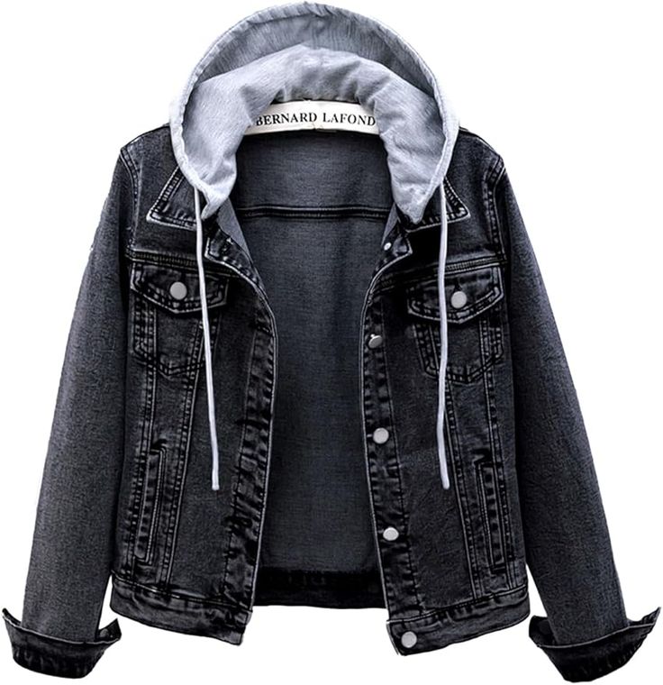 Hooded denim jackets thumbnail 2