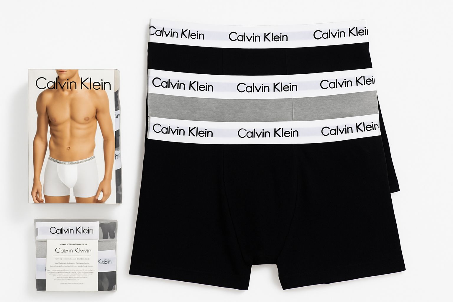 3 pcs Calvin Klein boxers thumbnail 2
